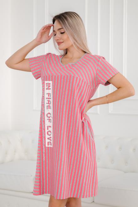 Туника женская из кулирки Флоренция розовый Туника женская из кулирки Флоренция розовый