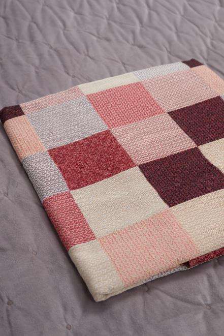 Покрывало Цветные квадраты, Гобелен, 1,5 спальное, 150х200см