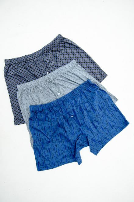 Трусы мужские из кулирки с пуговицами микс макс