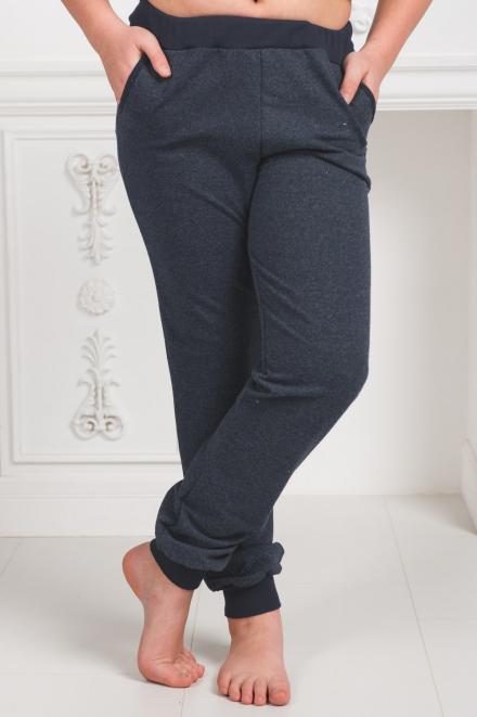 Брюки подростковые из футера антрацит