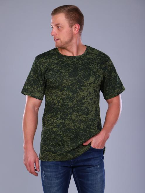 Футболка мужская из кулирки Пиксель