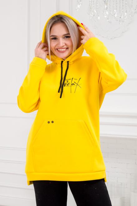 Худи из футера 3-хн Нью-Йорк солнечный нарцисс