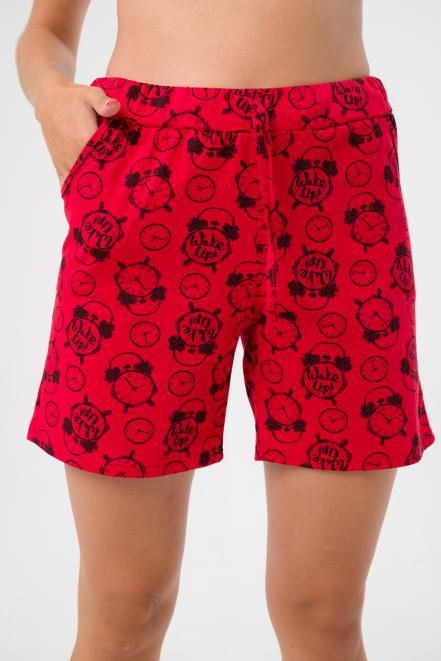 Шорты женские из кулирки Дачница часики Шорты женские из кулирки Дачница часики