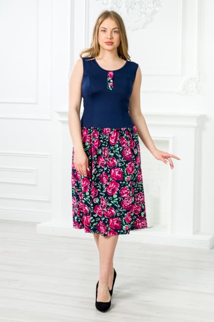 Платье женское Адель бордовый пион