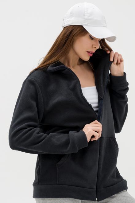 Толстовка женская из флиса Скарлет графит Толстовка женская из флиса Скарлет графит