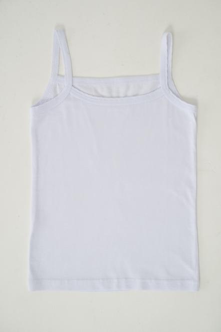 Топ детский из кулирки белый