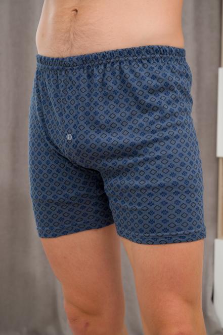 Трусы мужские из кулирки с пуговицами серые