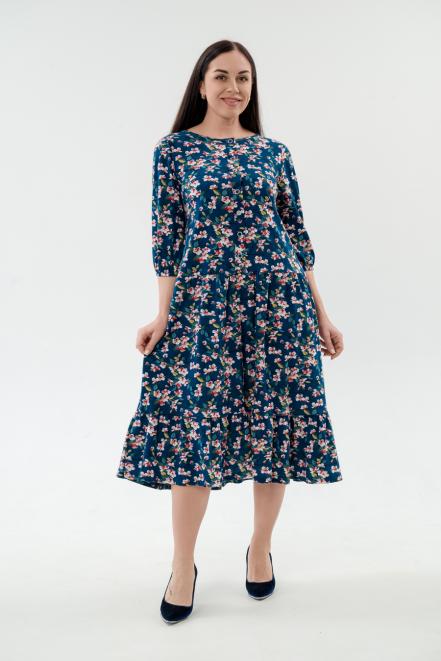 Платье женское из кулирки Софи сакура Платье женское из кулирки Софи сакура