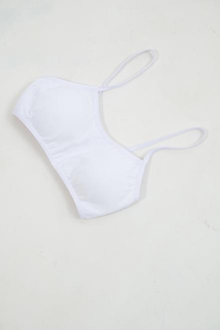 Детский безшовный бюстгалтер белый
