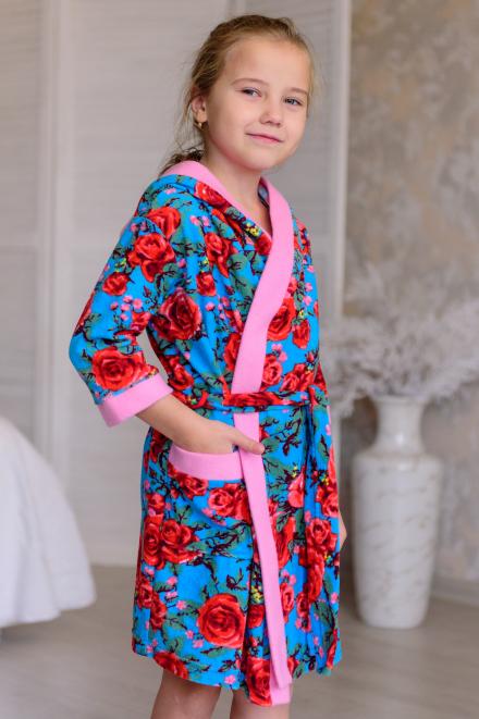 Халат детский Ассоль розы