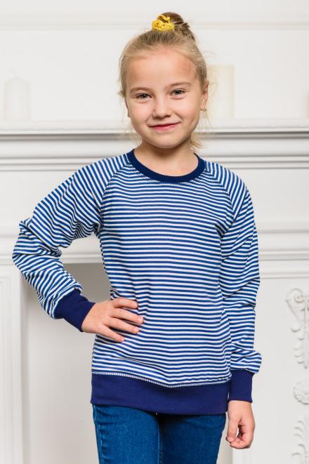 Свитшот  детский из футера с начесом Герман полосы