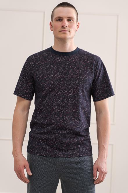 Футболка мужская из плотной кулирки Березка тёмно-синий Футболка мужская из плотной кулирки Березка тёмно-синий