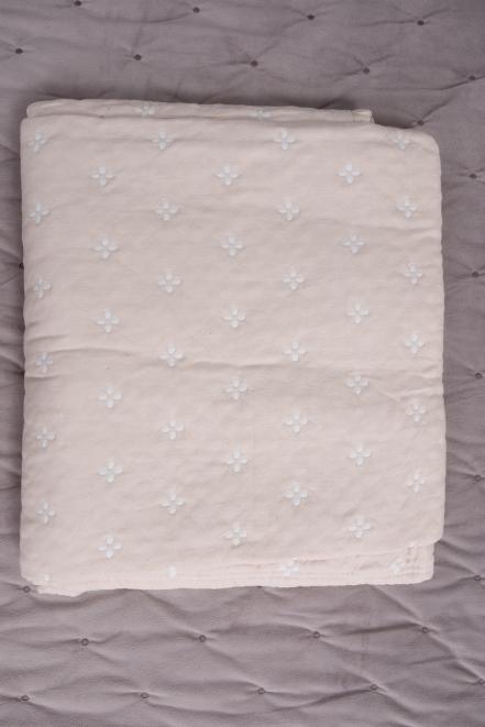 Покрывало Королевский кремовый, Хлопок, 200х150см