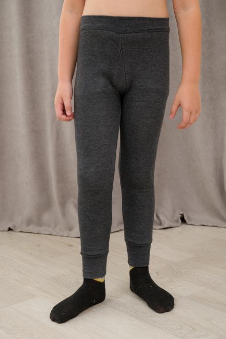 Кальсоны подростковые из футера с начесом серый