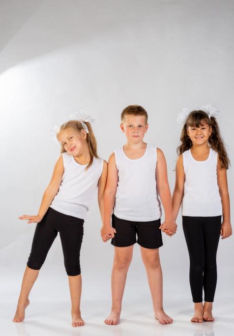 Майка  подростковая из кулирки Школьная