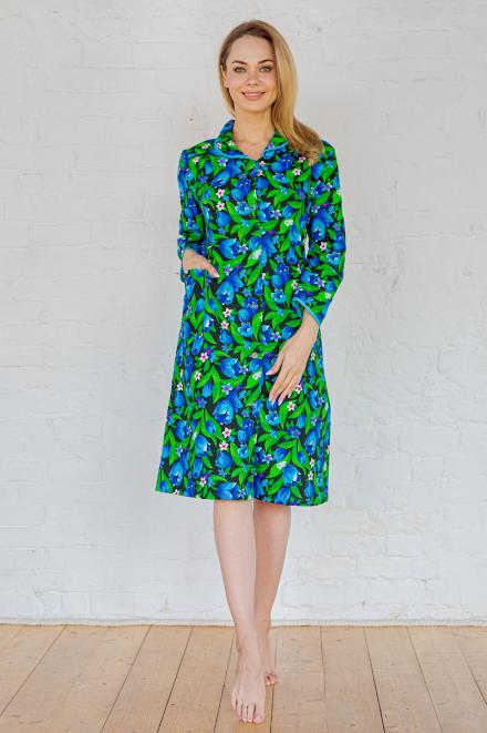 Женский халат из фланели Альбина mix Женский халат из фланели Альбина mix