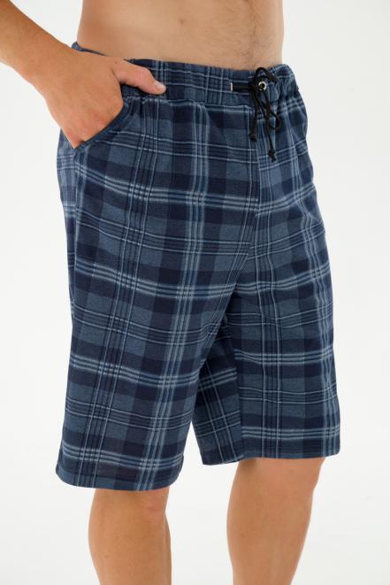 Бриджи мужские из кулирки Сёрфер синяя клетка