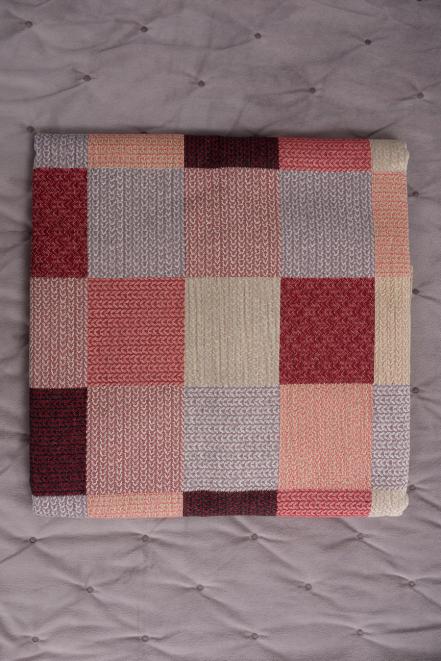 Покрывало бесшовное Цветные квадраты-3, Гобелен, 200х180см