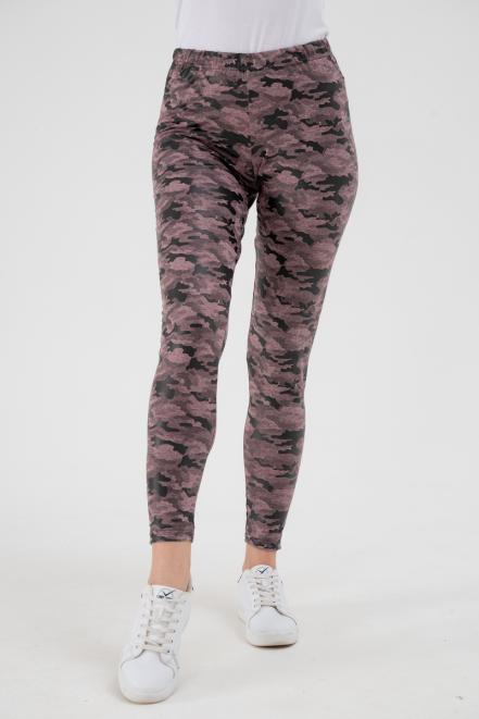 Легинсы женские из вискозы Fitness коричневый макс
