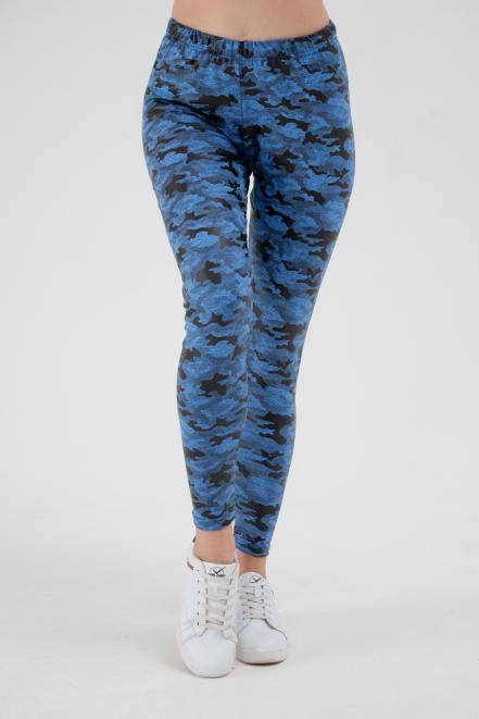 Легинсы женские из вискозы Fitness синий