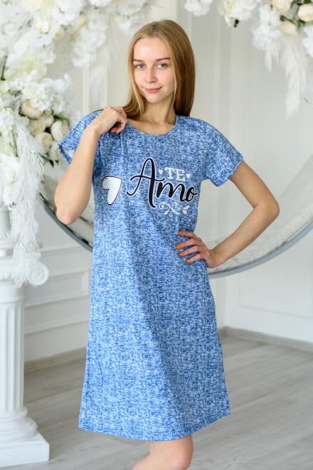 Туника женская из кулирки Медея березка Туника женская из кулирки Медея березка