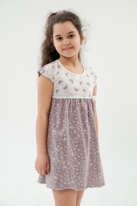 Ночная сорочка детская из кулирки Ярославна барашек