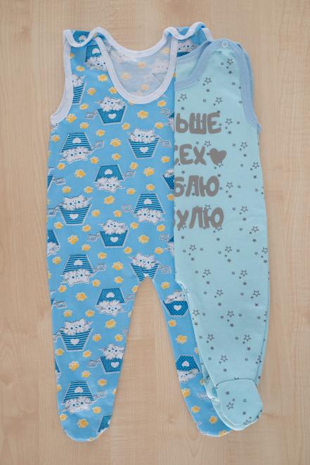 Комбенизон из кулирки на мальчика кот