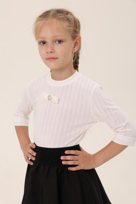 Футболка подростковая Бантик молоко