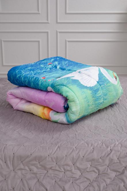 Одеяло Лебедь, наполнитель Файбертек, чехол - Полиэстер, евро Одеяло Лебедь, наполнитель Файбертек, чехол - Полиэстер, евро