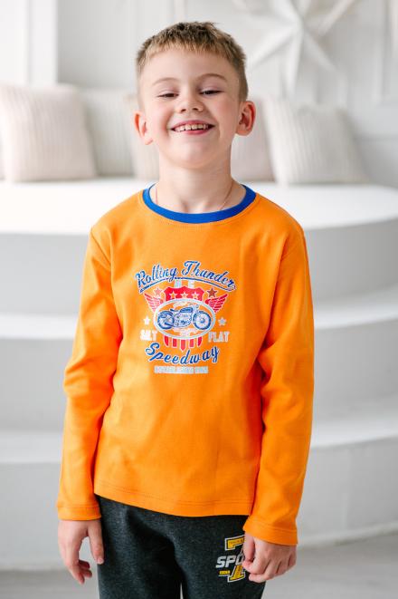 Толстовка детская из интерлока Джимми оранжевый