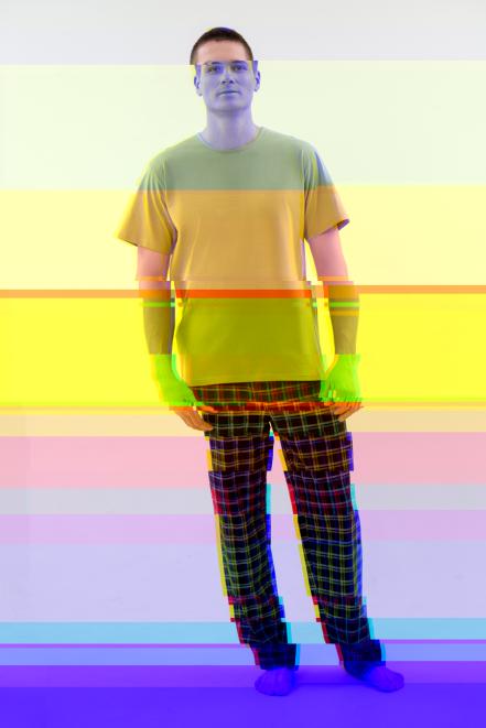 Пижама мужская из футболки с коротким рукавом и брюк из кулирки Генри серый макси