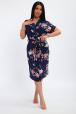 Халат женский из вискозы Венера розы