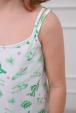 Ночная сорочка детская из кулирки Оливия кактус