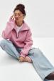 Толстовка женская из футера начес Комфорт пудра Толстовка женская из футера начес Комфорт пудра