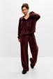 Костюм женский из стрейч велюра Легенда шоколад