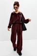 Костюм женский из стрейч велюра Легенда шоколад