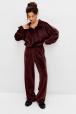 Костюм женский из стрейч велюра Легенда шоколад