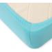Простыня на резинке кулирка голубой