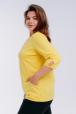 Кофта женская из коттон фита Анфиса жёлтый