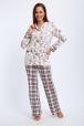 Пижама женская из футера Салли укроп