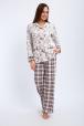Пижама женская из футера Салли укроп