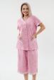 Пижама женская из кулирки Ворожея розовый макси