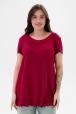 Туника женская из вискозы бордо