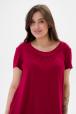 Туника женская из вискозы бордо