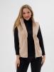 Жилет женский из футера латте