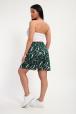 Шорты женские из кулирки Цветник изумрудный