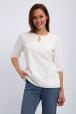 Кофта женская из футера 2-н Анфиса белый