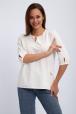Кофта женская из футера 2-н Анфиса белый