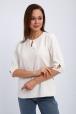 Кофта женская из футера 2-н Анфиса белый