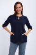 Кофта женская из футера 2-н Анфиса  темно синий